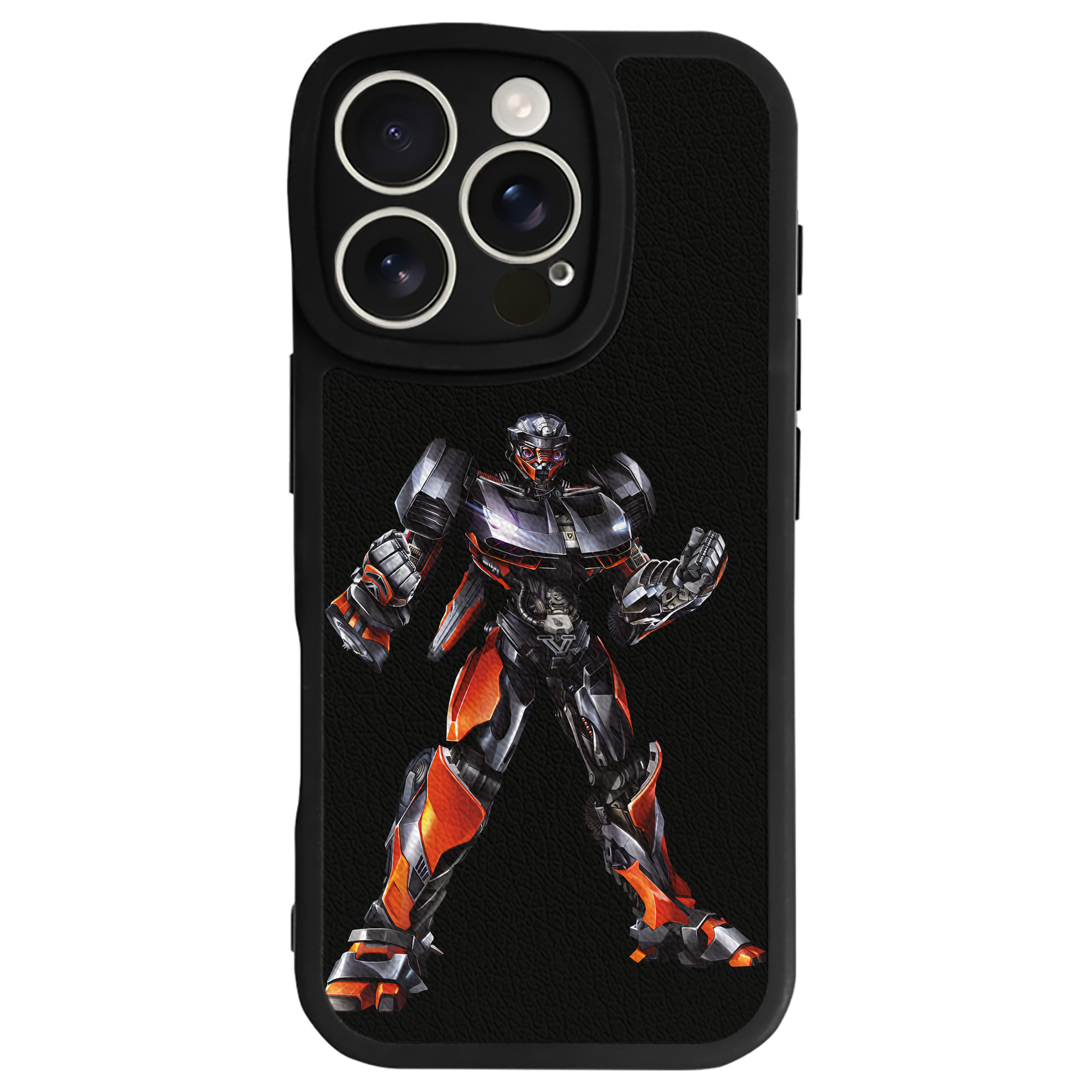 （画像用） Transformers トランスフォーマー 【iPhone 16シリーズ対応】シリコンスマホケース（レザー調） 材質：シリコン